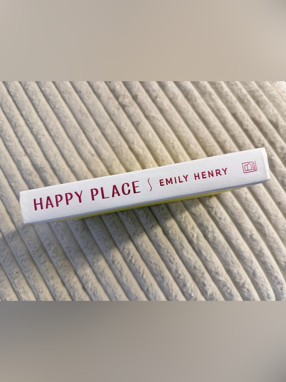 Happy Place by Emily Henry Hardcover Romance Novel Book